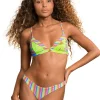 Maaji: Rainbow Stripe Affair Fixed Triangle Bikini Top