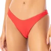 Maaji: Scarlet Red Splendour High Leg Bikini Bottom