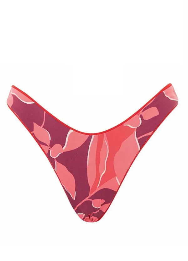 Maaji: Scarlet Red Splendour High Leg Bikini Bottom