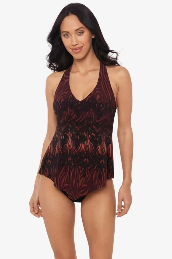 Magicsuit: Zabra Taylor Racerback Tankini Top