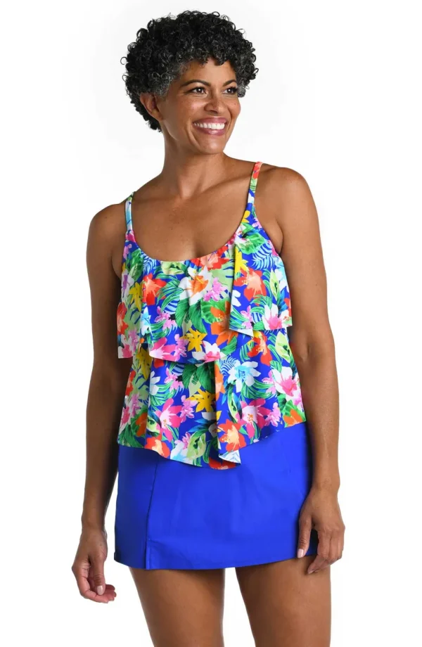 Maxine: Hula Holiday Tiered Tankini Top