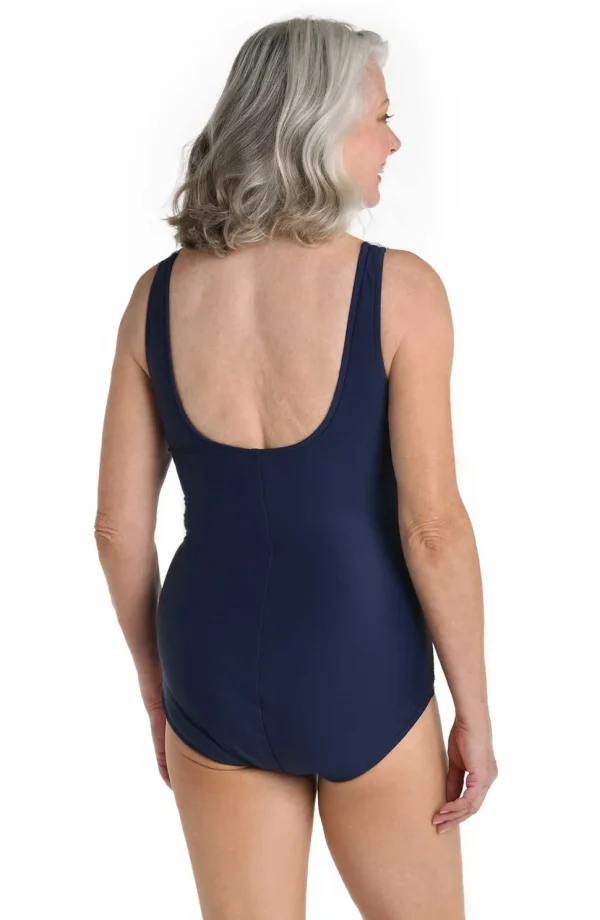 Maxine: One Piece Shibori Vines Shirred Mio