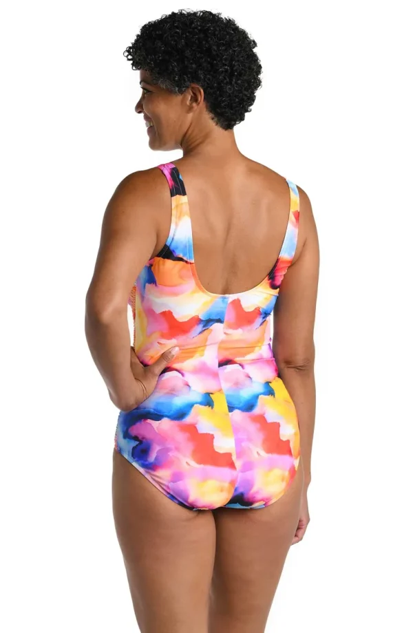 Maxine: One Piece Watercolor Bliss Over The Shoulder Mio