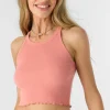 O'Neill: Alyx Rib Knit Cropped Tank Top