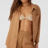 O'Neill: Leni Woven Double Guaze Button Down Shirt