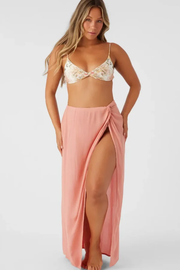 O'Neill: Saltwater Solids Hanalei Maxi Cove-Up Skirt
