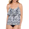 Penbrooke: Mastectomy Leopard Love Single Tier Tankini Top