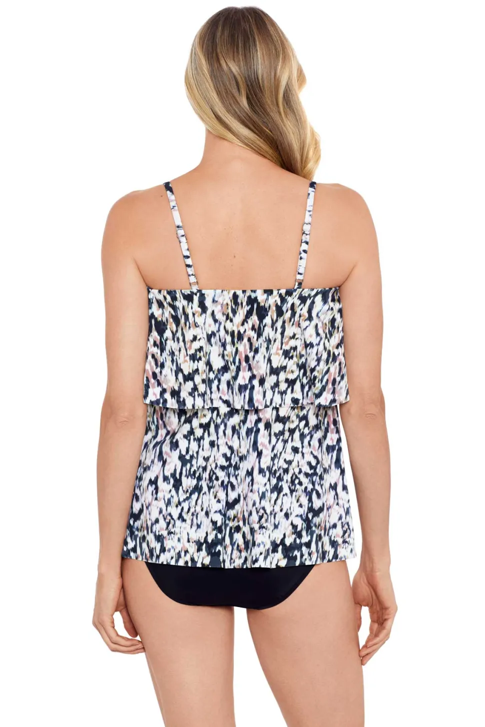 penbrooke_mastectomy_leop_1.webp Penbrooke: Mastectomy Leopard Love Single Tier Tankini Top
