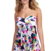 Profile: One Piece Canvas Bandeau Flyaway Swimdress