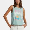 Roxy: Bring Good Vibes Muscle Tank Top