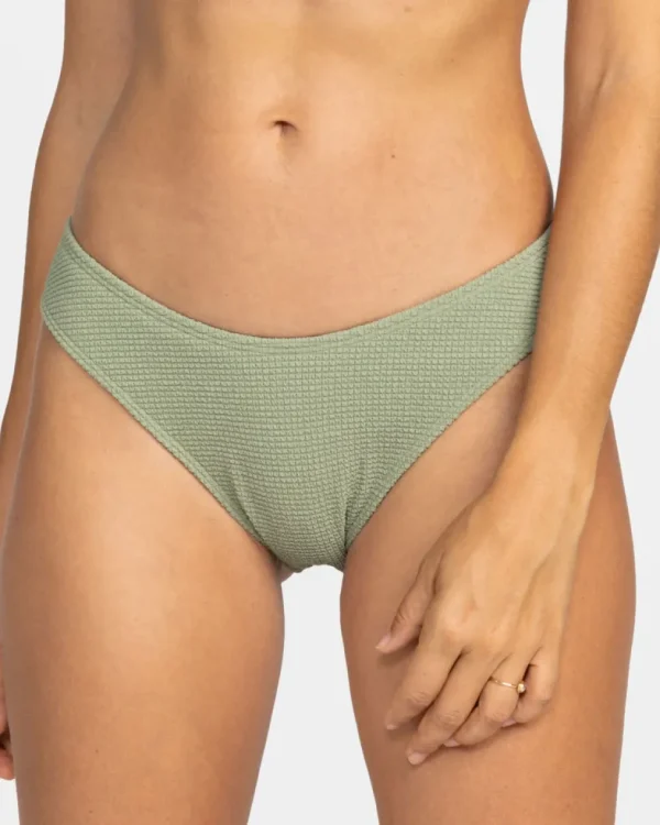 Roxy: Essaouira Moderate High Leg Bikini Bottoms