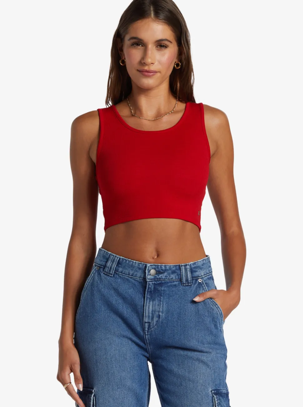 roxy_good_keepsake_solid__0.webp Roxy: Good Keepsake Solid Crop Top