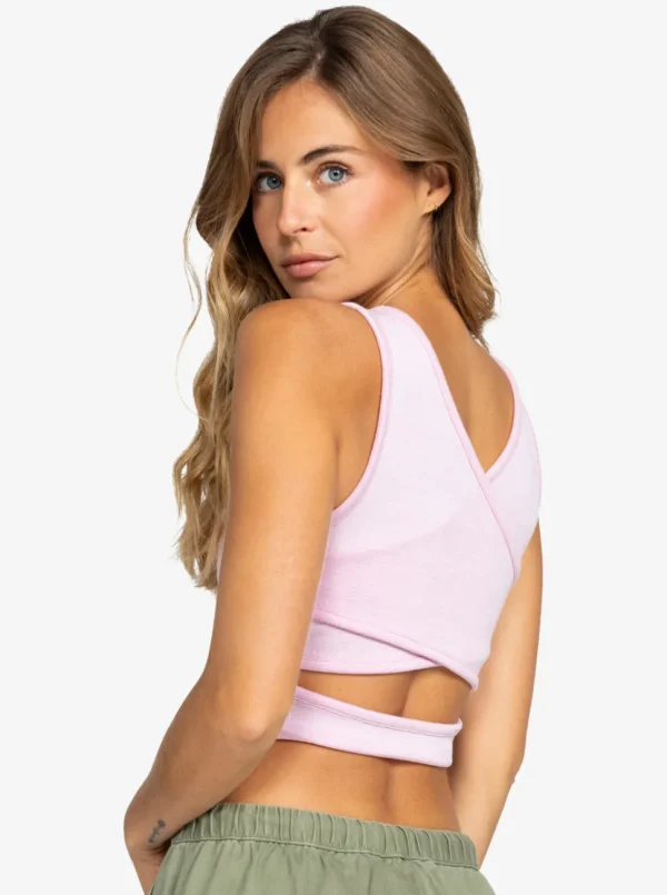 Roxy: Good Keepsake Solid Crop Top