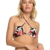 Roxy: Printed Beach Classics Fashion Triangle Bikini Top