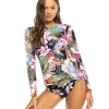 Roxy: Sea Skippin Printed Long Sleeve Rashguard