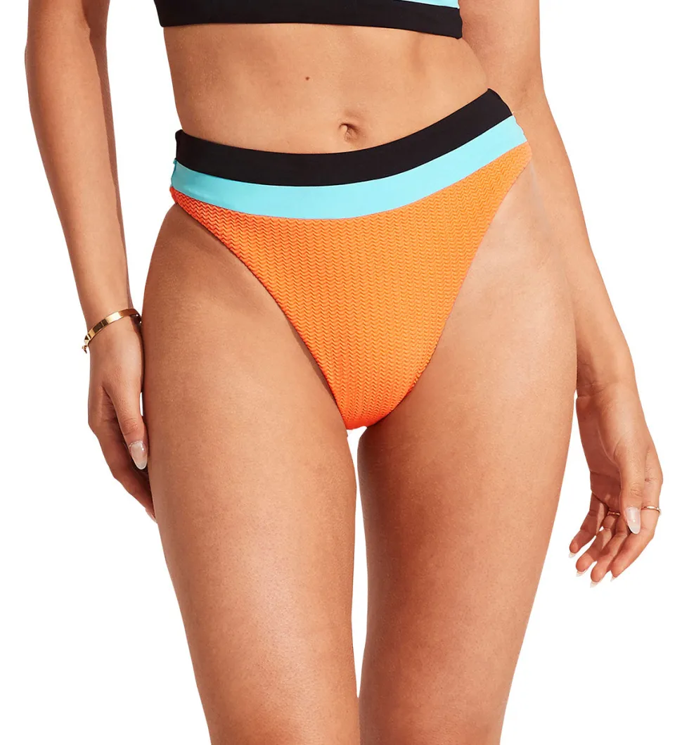 seafolly_slice_of_splice__0.webp Seafolly: Slice Of Splice High Rise Bikini Bottom