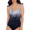 Shapesolver Sport: One Piece Safety Shock Scoop Neckk Tank Swimsuit