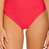 Sunsets: Solid Geranium Hannah High Waist Bottom