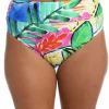 24Th & Ocean: Painted Garden Mid Waist Spliced Bottom