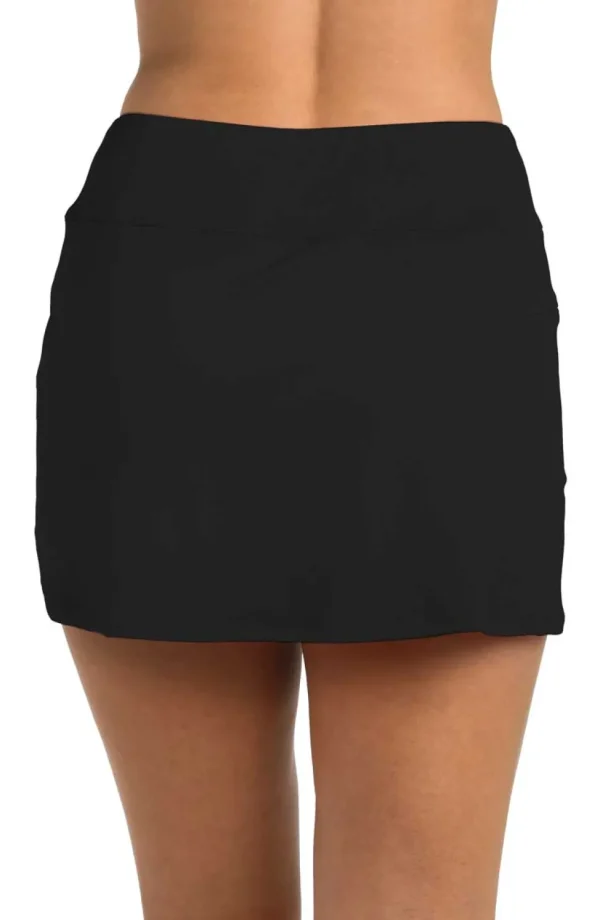 24th & Ocean: Solid High Waist Swim Skort