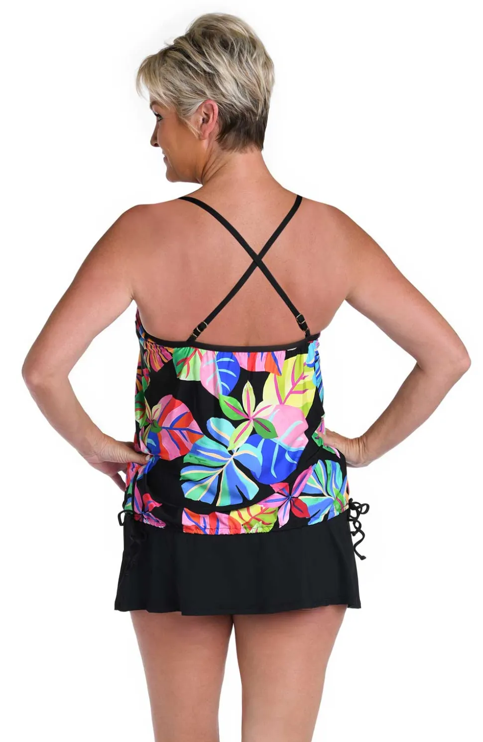 th_amp_ocean_tropiflage_b_1.webp 24th & Ocean: Tropiflage Blouson Tankini Top