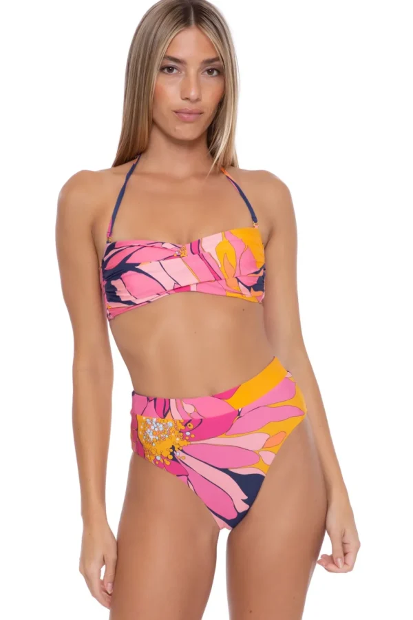Trina Turk: Breeze Twist Front Bandeau Bra