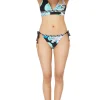 Trina Turk: Sintra Flora Reversible Tie Side Hipster Bottom