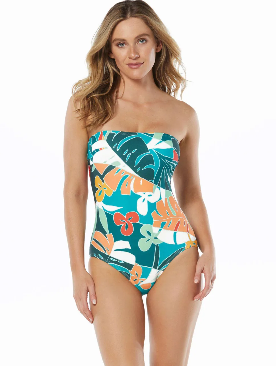 vince_camuto_one_piece_tr_0.webp Vince Camuto: One Piece Tropical Bandeau Swimsuit