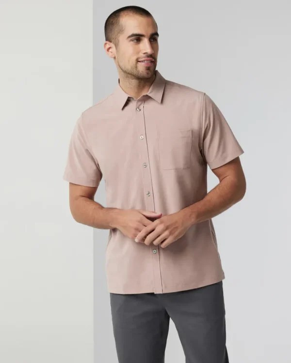 Vuori: Bridge Button Down Short Sleeve Shirt